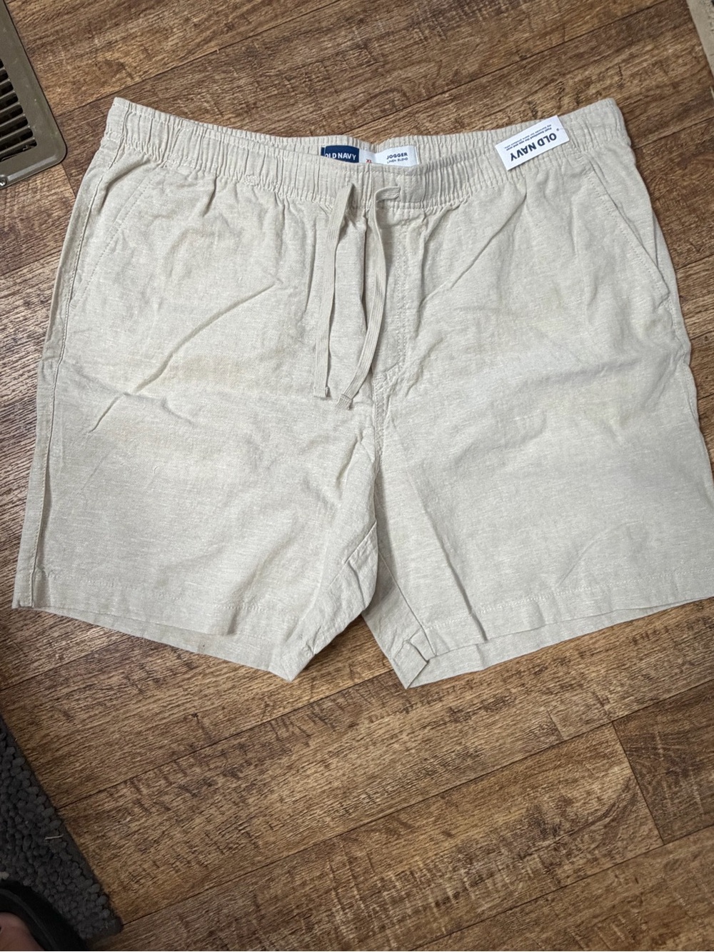 Old Navy Men’s Linen Jogger Shorts in XL